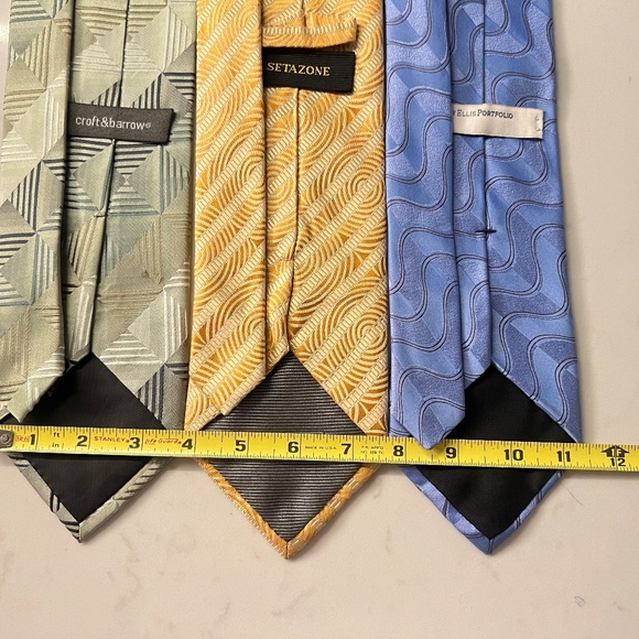 Lot of 3 Silk Ties - Picture 8 of 16